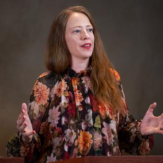 Åsa Lindhagen (MP), miljö- och klimatborgarråd och gruppledare för Miljöpartiet i Stockholms stad. 