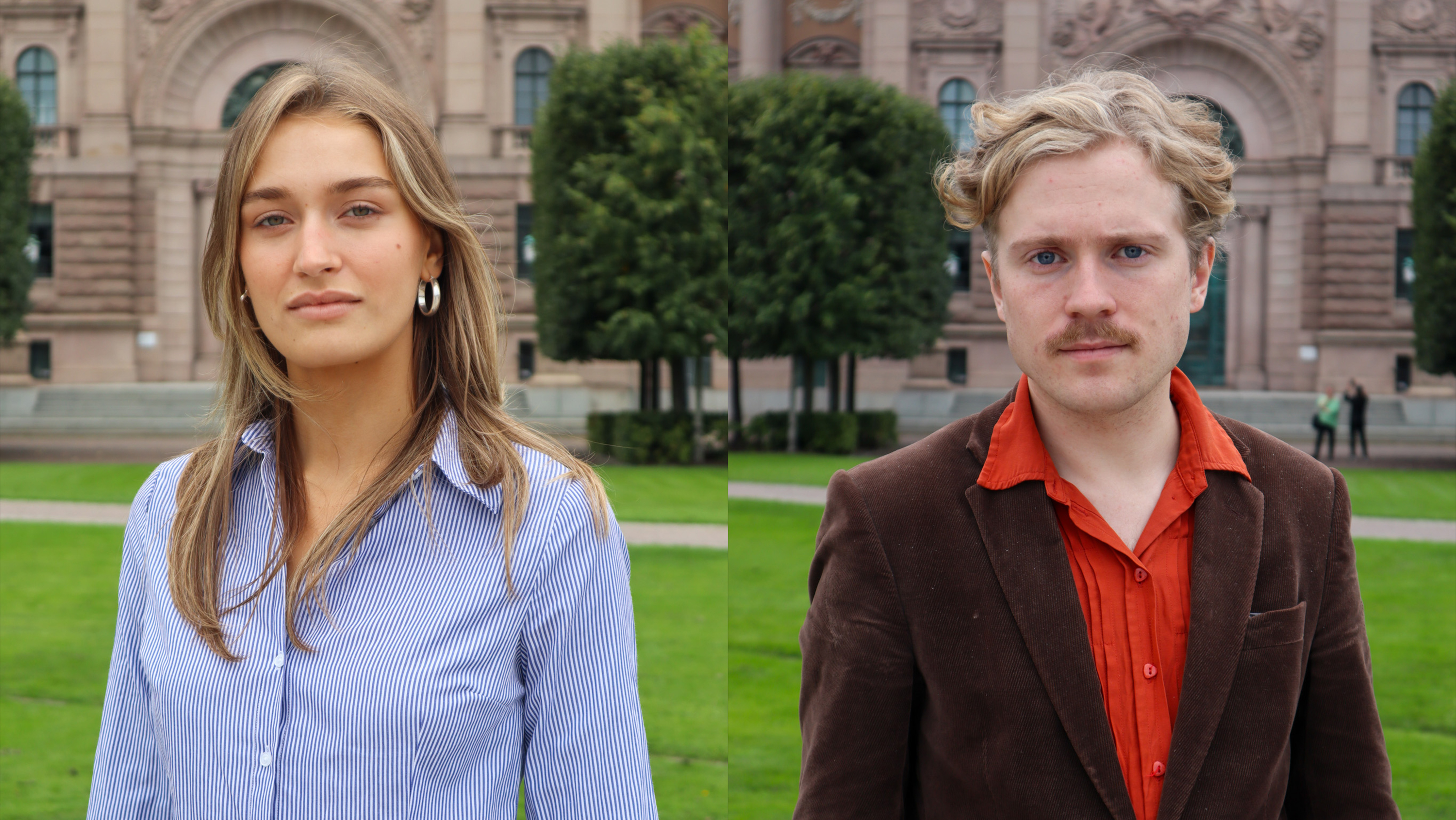 Kajsa Karlsbro och Carl Sträng från Luf.