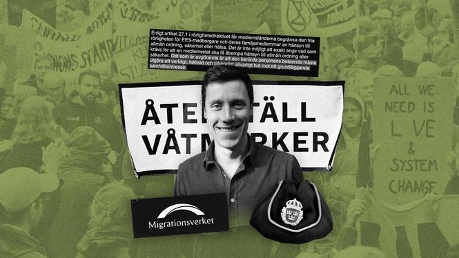 Myndigheternas agerande mot David påminner om det man ser mot tungt kriminella, säger advokaten.