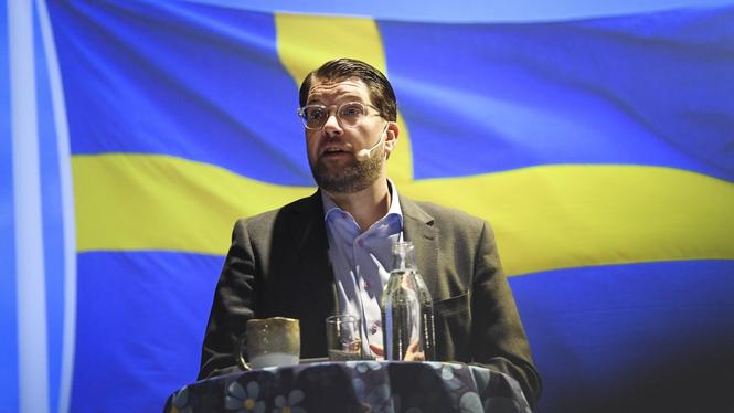 Sverigedemokraternas partiledare Jimmie Åkesson.