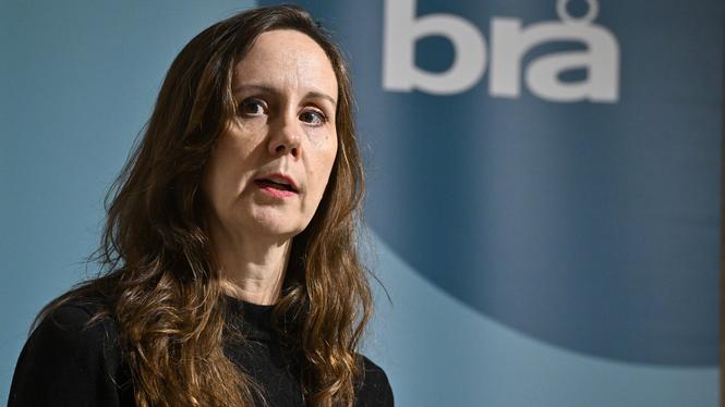 Katharina Tollin, utredare och projektledare på Brottsförebyggande rådet, presenterar på onsdagen ett regeringsuppdrag om att studera flickors och kvinnors involvering i kriminella nätverk.