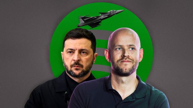 AI-systemet som styr den nya generation Jas-plan som Saab vill sälja till Ukraina tillverkas av det tyska företaget Helsing. Och vem investerade just i det? Spotify-ägaren Daniel Ek, skriver Martin Aagård.