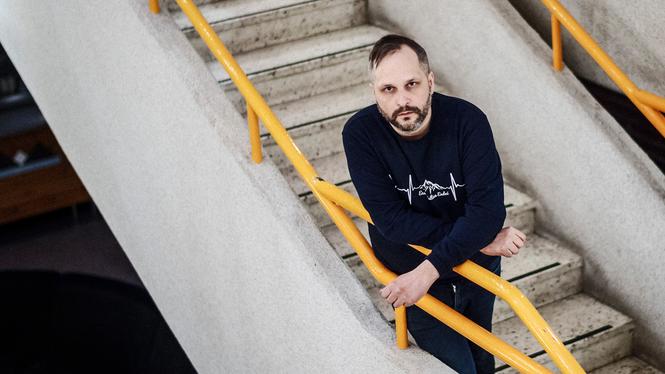 Henrik Blind, same, renägare och kommunalråd för Miljöpartiet i Jokkmokk. Han är en av de ledande rösterna i motståndet mot en ny gruva i Gállok.