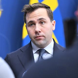 Bistånds- och utrikeshandelsminister Benjamin Dousa (M).