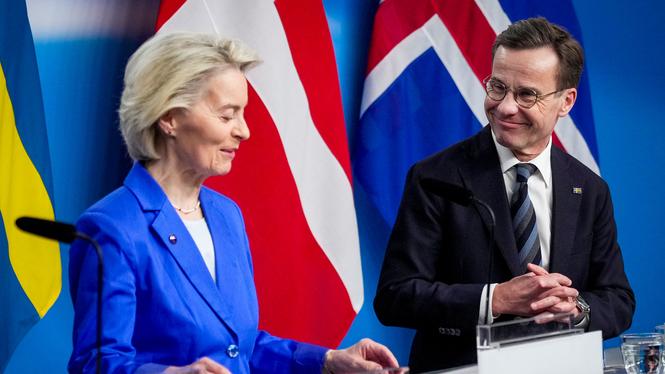 Statsminister Ulf Kristersson tror sig få med EU på lättade klimatkrav för skogen.