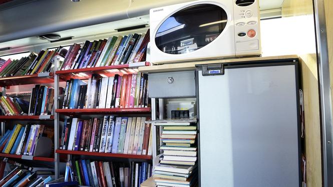 Bokbusshållplatserna har minskat med 9 procent.