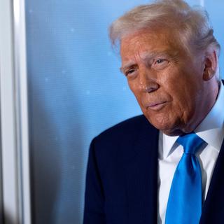 USA:s president Donald Trump på onsdagen.