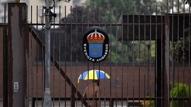 Sveriges ambassad i Moskva. Arkivbild.