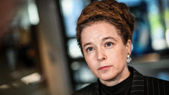 Miljöpartiets språkrör Amanda Lind.