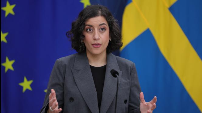 Simona Mohamsson (L), partiledare, utbildnings- och integrationsminister. 