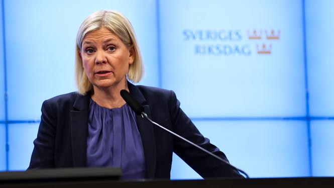 Socialdemokraternas partiledare Magdalena Andersson.