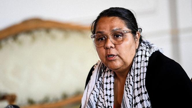 Lorena Delgado Varas kräver att utrikesminister Maria Malmer Stenergard fördömer Israels agerande mot de svenska medborgarna på Global Sumud Flotilla.