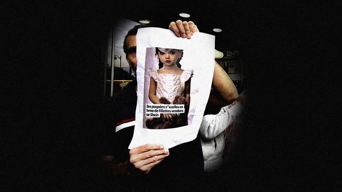 Franska protester mot Shein efter att sexdockan i barnmodell uppmärksammats.