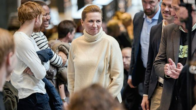 Statsminister Mette Frederiksen förra veckan. 