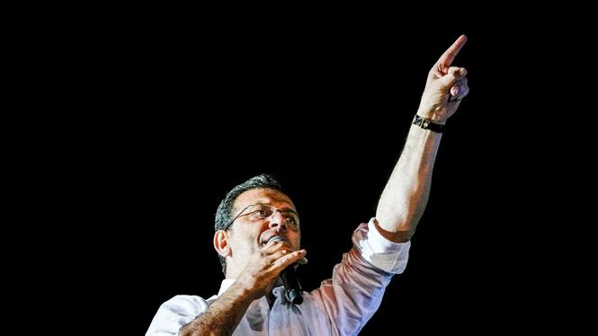 Ekrem Imamoglu är Instanbuls borgmästare och ledare för oppositionspartiet CHP. 