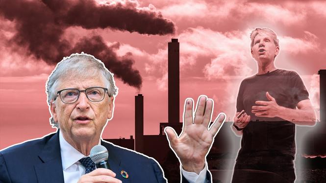 Enligt klimatjournalistnätverkt Desmog stöttade Bill Gates i flera år en tankesmedja startad av klimatförnekaren Björn Lomborg. Bilden är ett montage