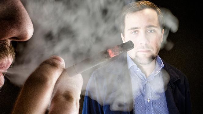 Benjamin Dousa (M), utrikeshandelsminister. OBS: Bilden är ett montage.