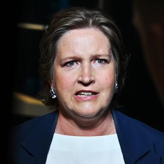 EU-toppkandidaten Karin Karlsbro (L).