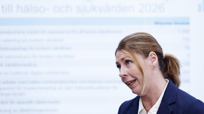 Sjukvårdsminister Elisabet Lann (KD).