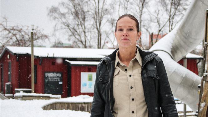 Rektor Fia Neldemo ser ett tydligt samband mellan antalet barn och vad det är för väder.