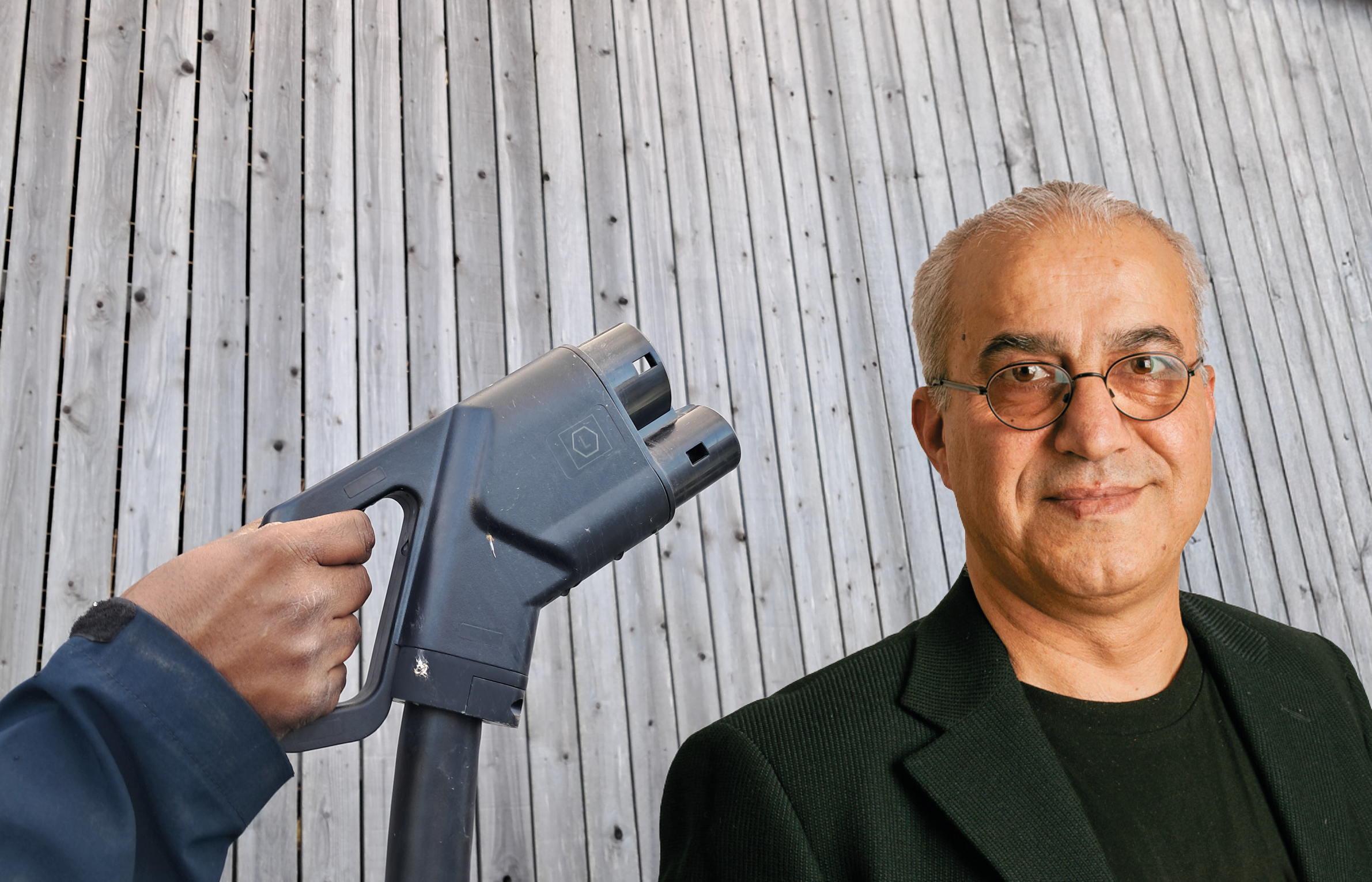 Gahangir Sarvari är positivt överraskad av det stora intresset för soldrivna snabbladdare.