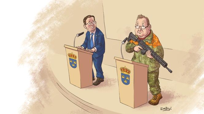 Det är ingen småsak när SD rekryterar en f.d. ordförande för Svenska Jägareförbundet till de egna leden, skriver Göran Greider.