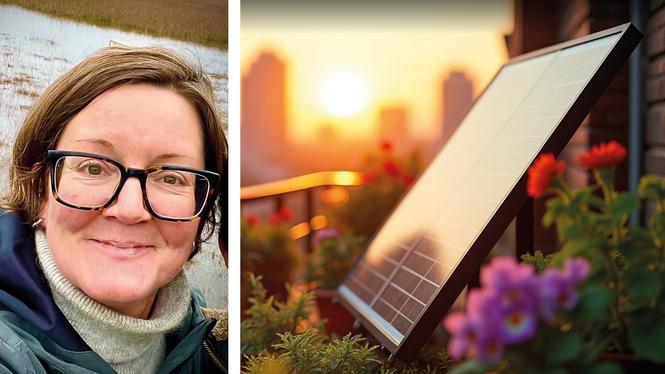 Tack vare ETC Mobils kunder kan ETC Sol sätta upp nya solceller varje månad – något Isabel Enström känner starkt för: ”Det är jätteviktigt att bidra på alla sätt som går.”