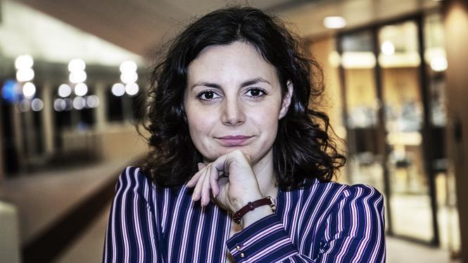 Paula Bieler Eriksson gör comeback, men inom Kristdemokraterna. Bild tagen 2019 under hennes tid i riksdagen. 