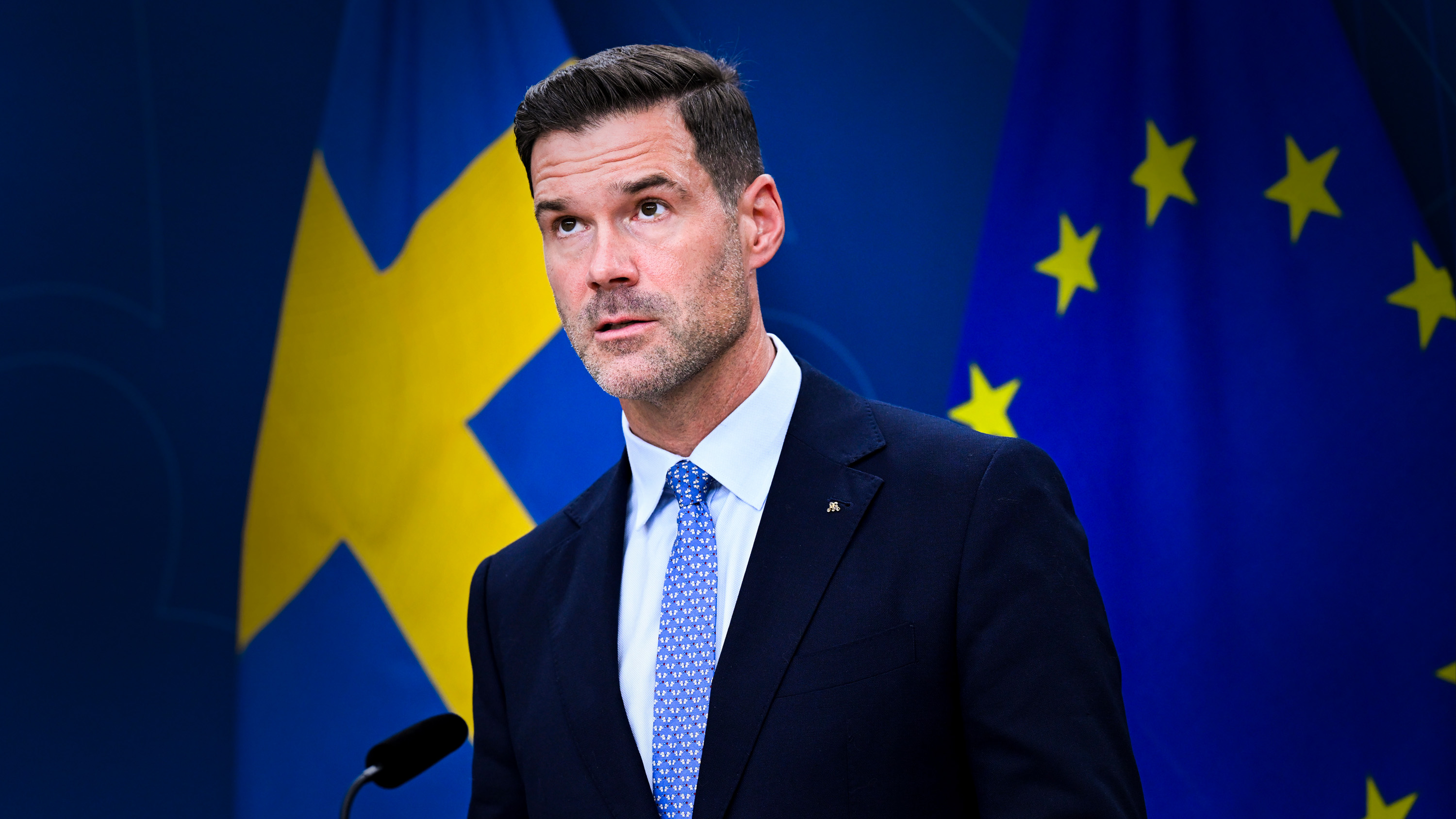 Migrationsminister Johan Forssell (M).