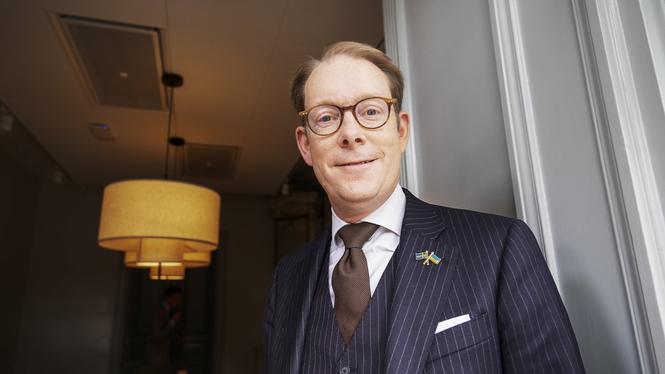 Före detta utrikesministern Tobias Billström.