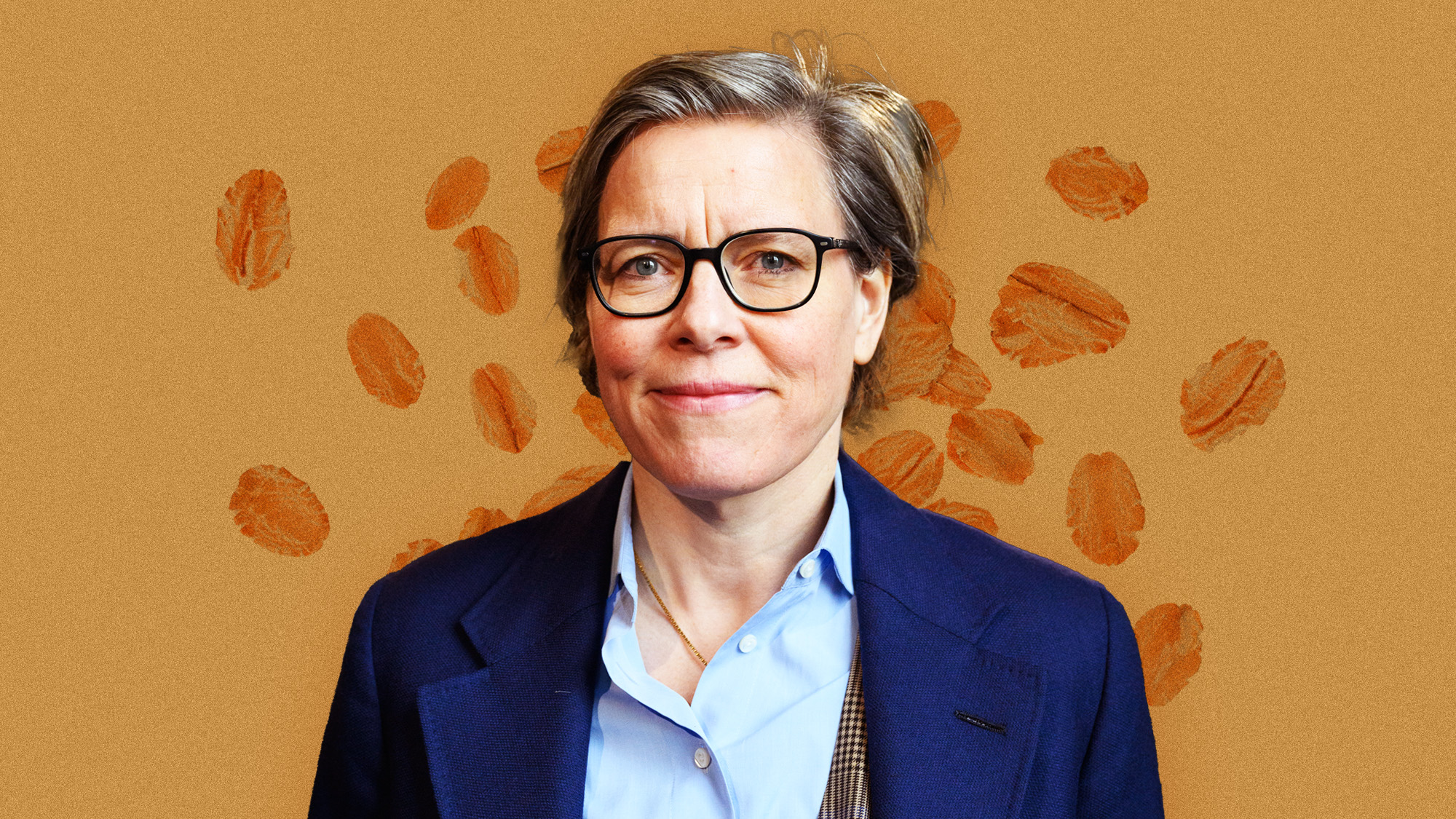 Författaren Lena Andersson tycker inte att det är relevant att prata om skenande matpriser – eftersom havregryn är så billigt.