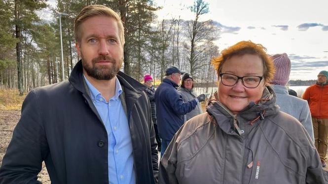 Yvonne Stålnacke, tillsammans med Per Ekervhen, vd på Lumire.