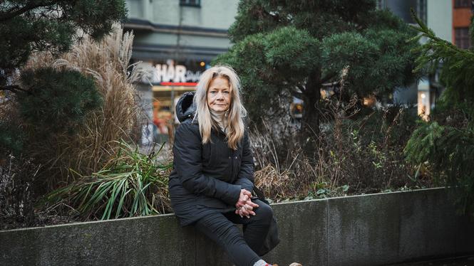 ”Det är en kamp varje dag för att överleva”, säger hemlösa Christina Hammarbäck.