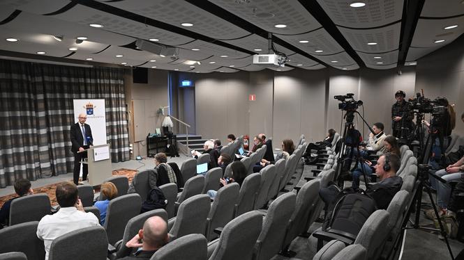 Pressträff Palme Engström