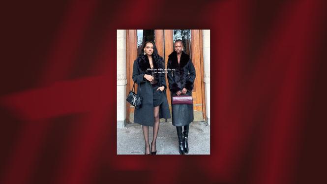 Ett H&M-sponsrat inlägg på Tiktok för tankarna till svält.