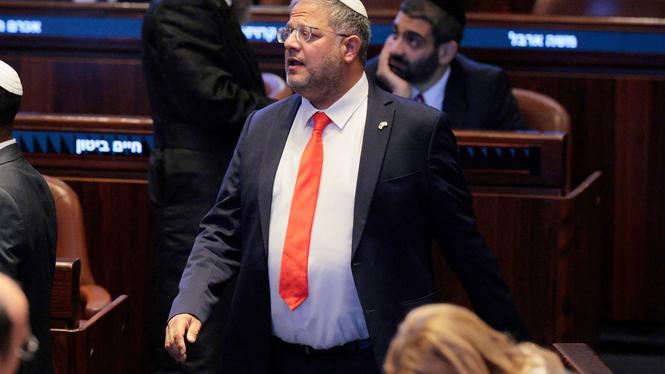 Itamar Ben-Gvir, Israels minister för nationell säkerhet.