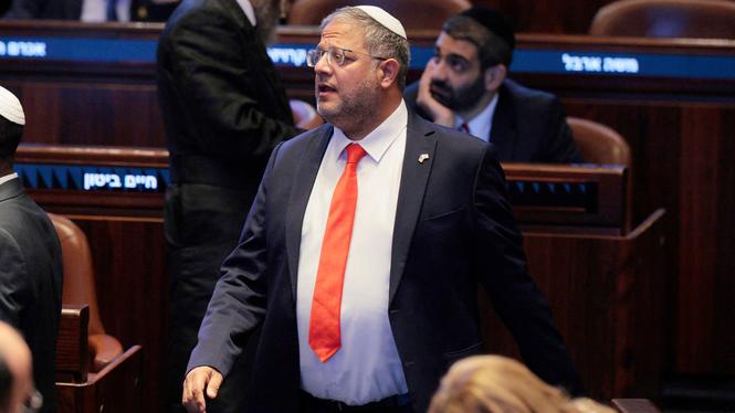 Itamar Ben-Gvir, Israels minister för nationell säkerhet.