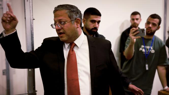 Itamar Ben-Gvir, Israels minister för nationell säkerhet.