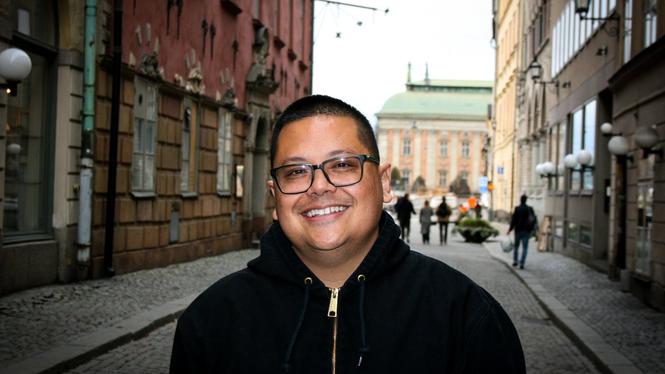 I december var Julian Aguon i Stockholm för att ta emot Right livelihood-priset tillsammans med flera andra pristagare.