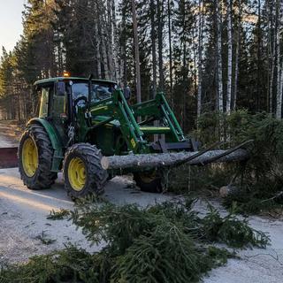 Stormen Johannes har drabbat mellersta och norra Sverige hårt.