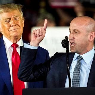 Donald Trump och Stephen Miller.