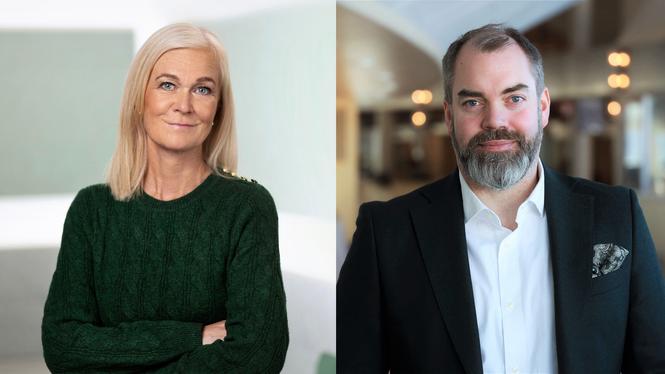 Fredrik Lundh Sammeli och Marie Axelsson (S).