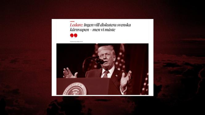 DN söker en diskussion om svenska kärnvapen. Henrik Jalalian menar att det redan finns – och det finns en inställning som är självklar.