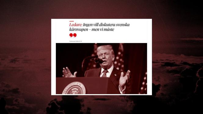 DN söker en diskussion om svenska kärnvapen. Henrik Jalalian menar att det redan finns – och det finns en inställning som är självklar.