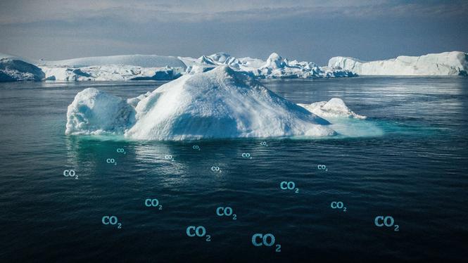 Långt bort, under isberg och ishav, tänker sig en grupp forskare att världen ska kunna lagra uppåt en miljard koldioxid per år.