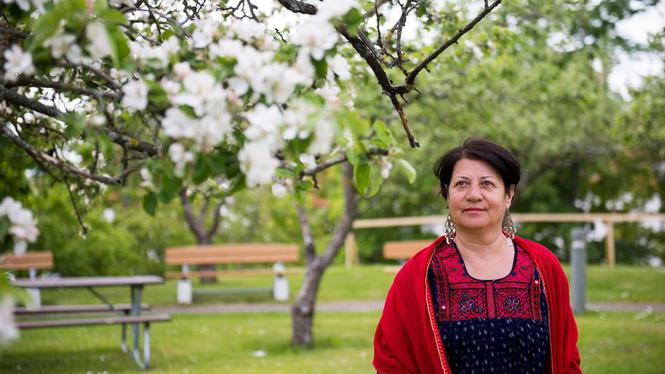 Leila Qaraee, ordförande för Kvinnors nätverk och tidigare politisk fånge i Iran.