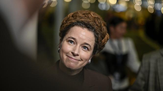 Miljöpartiets språkrör Amanda Lind.