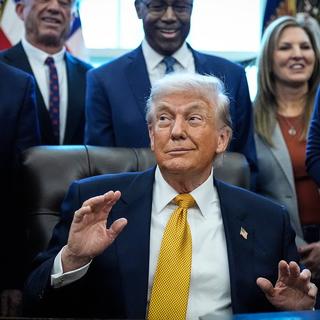 ”Det finns inget Danmark kan göra om Ryssland och Kina vill ockupera Grönland, men vi kan göra allt. Titta bara på Venezuela”, sa Donald Trump under onsdagen.