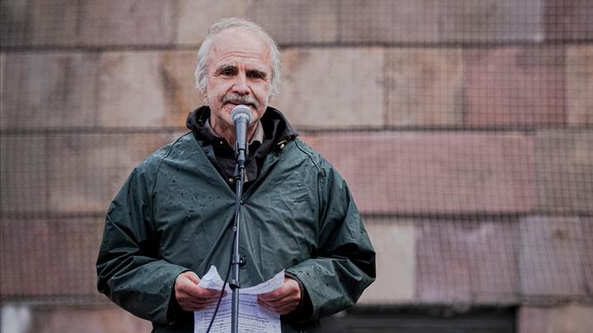 Stig-Olof Holm är lektor i ekologi och Norrlands första miljöpartist. Han hoppas på en riksdagsplats för MP i höstens val.