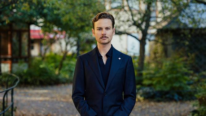 Rasmus Elfström, förbundsordförande Centerstudenter.